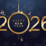 2026 Happy New Year Background Design. Greeting Card, Banner, Poster. Vector Illustration.